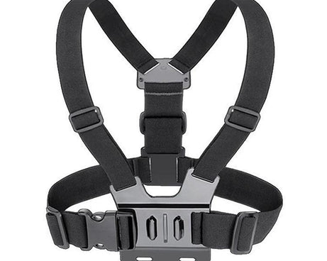 Front Chest Belt Shoulder Strap Mount Holder for GoPro, Insta360, DJI and Other Action Cameras