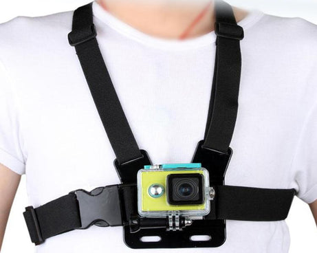 Front Chest Belt Shoulder Strap Mount Holder for GoPro, Insta360, DJI and Other Action Cameras