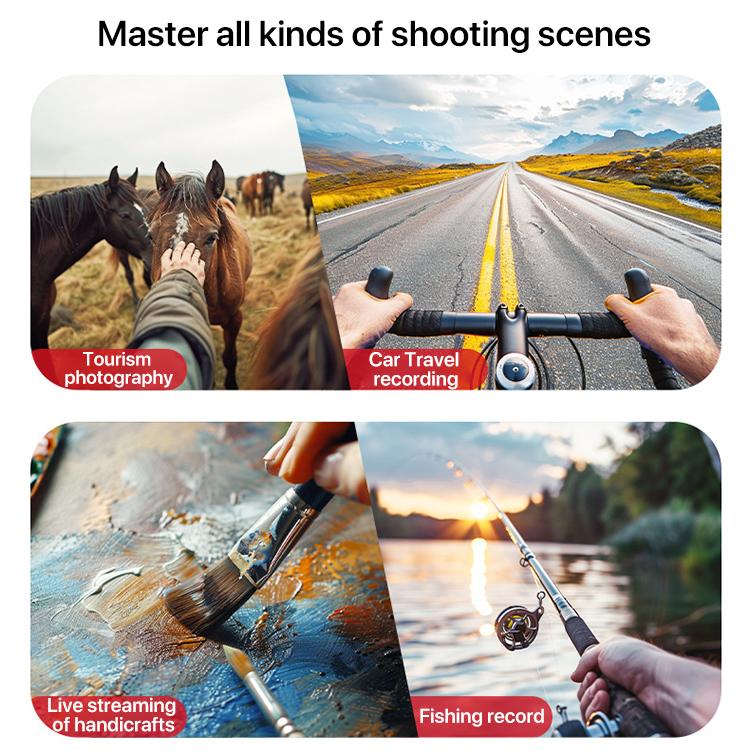 Front Chest Belt Shoulder Strap Mount Holder for GoPro, Insta360, DJI and Other Action Cameras