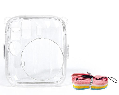 For FUJIFILM instax mini 13 Protective Crystal Shell Case with Shoulder Strap, For FUJIFILM instax mini 13
