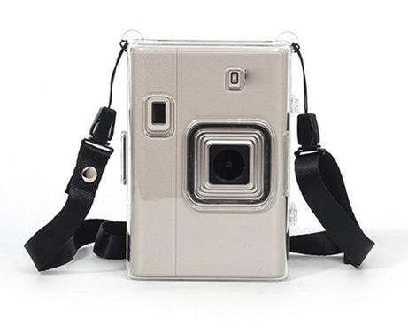 For FUJIFILM instax mini Liplay+ Protective Crystal Shell Case with Shoulder Strap, For FUJIFILM instax mini Liplay+