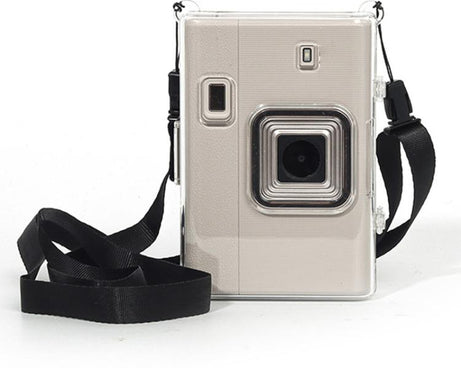 For FUJIFILM instax mini Liplay+ Protective Crystal Shell Case with Shoulder Strap, For FUJIFILM instax mini Liplay+