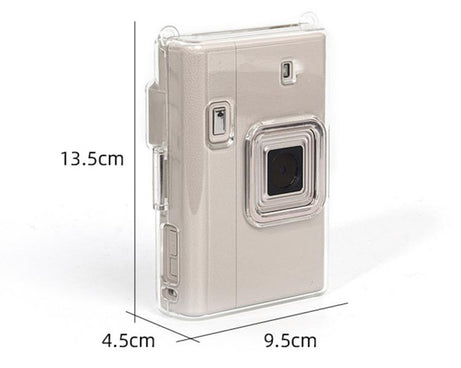 For FUJIFILM instax mini Liplay+ Protective Crystal Shell Case with Shoulder Strap, For FUJIFILM instax mini Liplay+