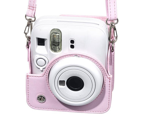 For FUJIFILM Instax Mini 13 Vegan Leather Full Body Camera Protective Bag with Shoulder Strap, For FUJIFILM Instax Mini 13