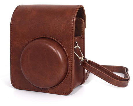 For FUJIFILM Instax Mini 13 Vegan Leather Full Body Camera Protective Bag with Shoulder Strap, For FUJIFILM Instax Mini 13
