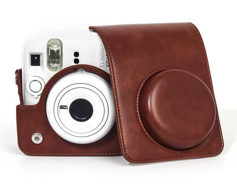For FUJIFILM Instax Mini 13 Vegan Leather Full Body Camera Protective Bag with Shoulder Strap, For FUJIFILM Instax Mini 13