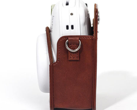 For FUJIFILM Instax Mini 13 Vegan Leather Full Body Camera Protective Bag with Shoulder Strap, For FUJIFILM Instax Mini 13
