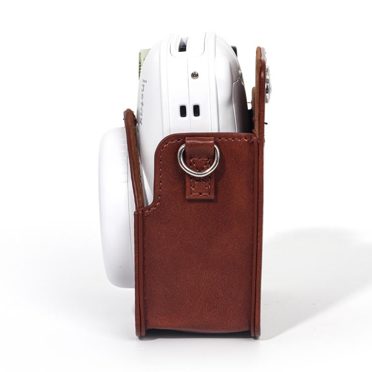 For FUJIFILM Instax Mini 13 Vegan Leather Full Body Camera Protective Bag with Shoulder Strap, For FUJIFILM Instax Mini 13