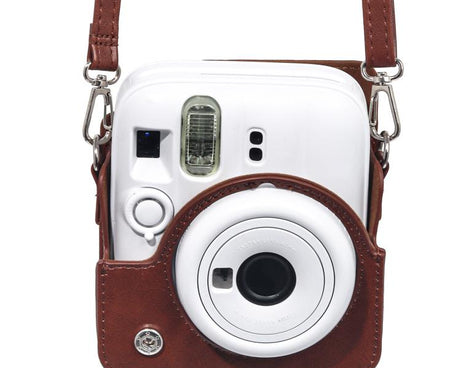 For FUJIFILM Instax Mini 13 Vegan Leather Full Body Camera Protective Bag with Shoulder Strap, For FUJIFILM Instax Mini 13