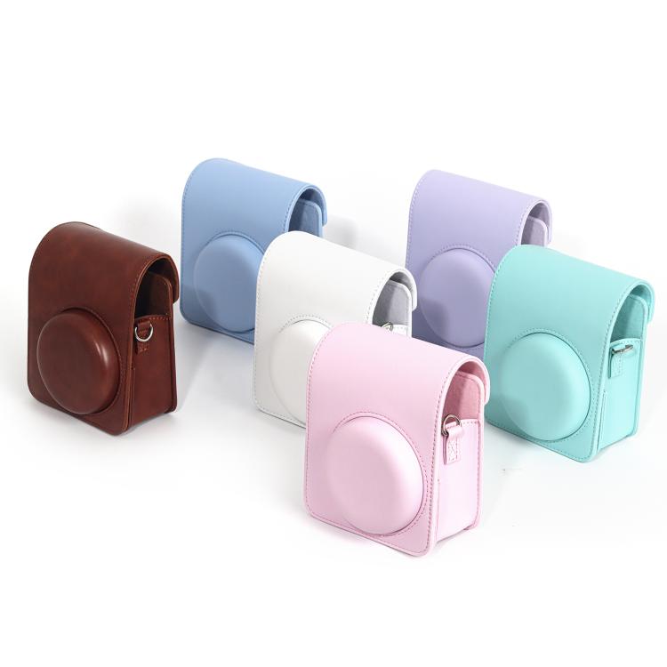 For FUJIFILM Instax Mini 13 Vegan Leather Full Body Camera Protective Bag with Shoulder Strap, For FUJIFILM Instax Mini 13