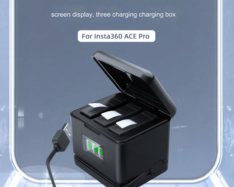 For Insta360 Ace Pro / Ace Tri-Battery Charging Box Case