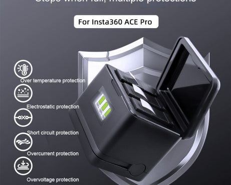 For Insta360 Ace Pro / Ace Tri-Battery Charging Box Case