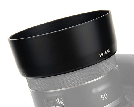 ES-65B Lens Hood Shade for Canon RF 50mm F1.8 STM Lens, ES-65B