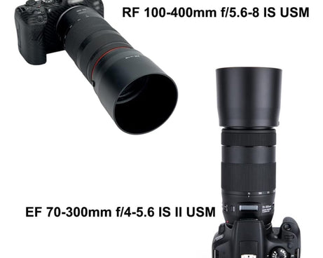ES-65BII Lens Hood Shade for Canon EF 70-300mm F4-5.6 IS II USM Lens, ET-74B