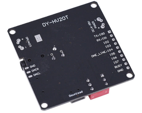 DY-HV20T 12V/24V 10W/20W Voice Playback Module MP3 Music Player UART I/O Trigger Amplifier Board Module, DY-HV20T