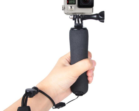 Bobber Floating Handle Grip with Adjustable Anti-lost Strap for GoPro, Insta360, DJI and Other Action Cameras, Floating Handle Grip