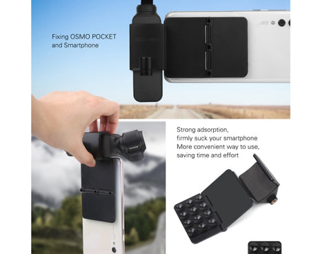 Sunnylife OP-ZJ060 Folding Sucker Holder for DJI OSMO Pocket, OP-ZJ060
