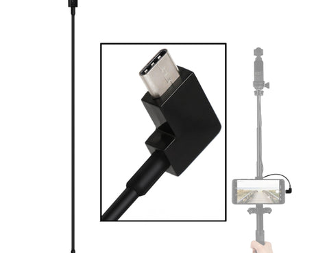 Sunnylife OP-X9208 Type-C to Type-C Cable for DJI OSMO Pocket, Length:1m, Type-C