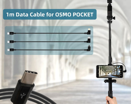 Sunnylife OP-X9208 Type-C to Type-C Cable for DJI OSMO Pocket, Length:1m, Type-C