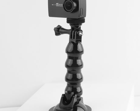Suction Cup Jaws Flex Clamp Mount for GoPro, Insta360, DJI and Other Action Cameras