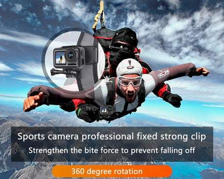 RUIGPRO 360 Degree Rotation Backpack Rec-Mounts Clip Clamp Mount with Screw for GoPro, Insta360, DJI and Other Action Cameras