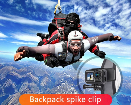 RUIGPRO 360 Degree Rotation Backpack Rec-Mounts Clip Clamp Mount with Screw for GoPro, Insta360, DJI and Other Action Cameras