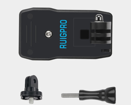 RUIGPRO 360 Degree Rotation Backpack Rec-Mounts Clip Clamp Mount with Screw for GoPro, Insta360, DJI and Other Action Cameras
