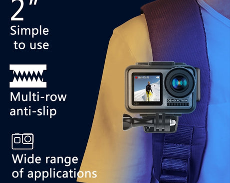 RUIGPRO 360 Degree Rotation Backpack Rec-Mounts Clip Clamp Mount with Screw for GoPro, Insta360, DJI and Other Action Cameras