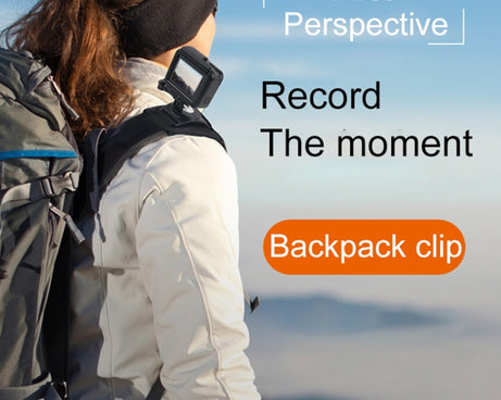 RUIGPRO Hook and Loop Fastener Backpack Rec-Mounts Clip Clamp Mount with Screw for GoPro, Insta360, DJI and Other Action Cameras