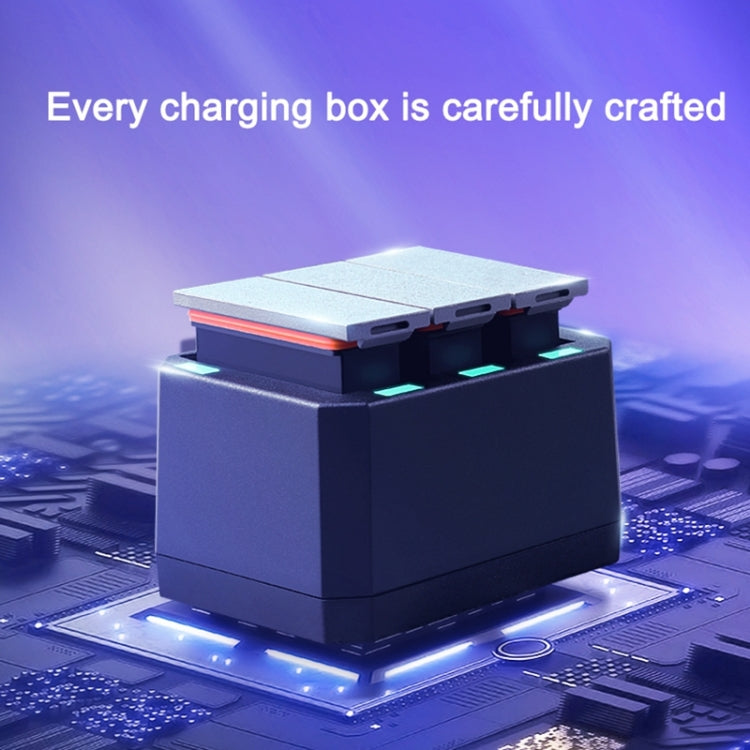 USB Triple Batteries Charger with LED Indicator Light for DJI OSMO Action