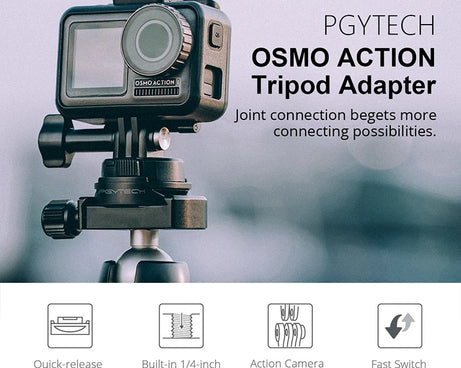 PGYTECH P-11B-023 Tripod Adapter for DJI Osmo Action