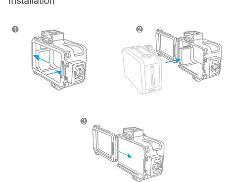 PGYTECH P-11B-010 Sports Camera Rabbit Cage Accessory Vlog for DJI Osmo Action