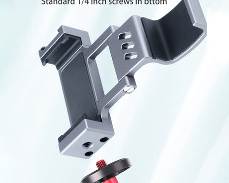 RUIGPRO Smartphone Fixing Clamp 1/4 inch Holder Mount Bracket for DJI OSMO Pocket / Pocket 2