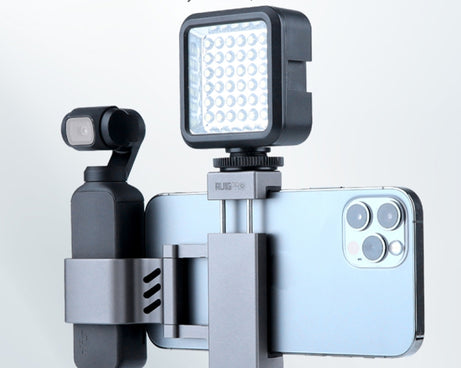 RUIGPRO Smartphone Fixing Clamp 1/4 inch Holder Mount Bracket for DJI OSMO Pocket / Pocket 2