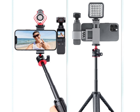 RUIGPRO Smartphone Fixing Clamp 1/4 inch Holder Mount Bracket for DJI OSMO Pocket / Pocket 2