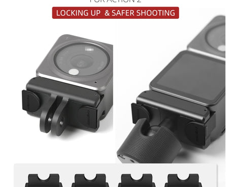 Sunnylife DC339 4 PCS Silicone Anti-release Plug for DJI Action 2