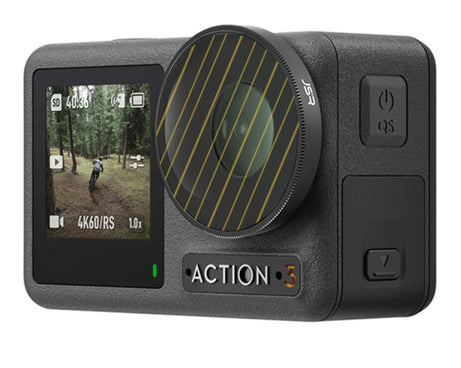 JSR Streak Drawing Lens Filter For DJI Osmo Action 3, Streak Gold, Streak Blue