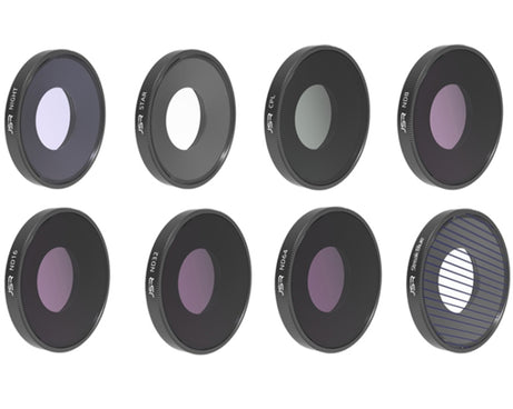 JSR 8 in 1 Streak Blue CPL ND8 ND16 ND32 ND64 STAR NIGHT Lens Filter For DJI Osmo Action 3, 8 in 1