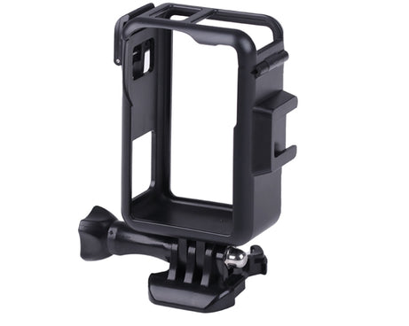 For DJI Osmo Action 3 Vertical Plastic Protective Frame Cage with Cold Shoes