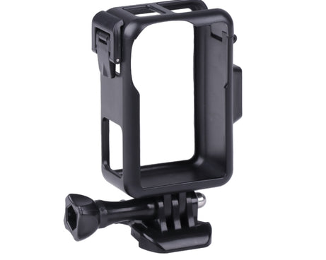 For DJI Osmo Action 3 Vertical Plastic Protective Frame Cage with Cold Shoes