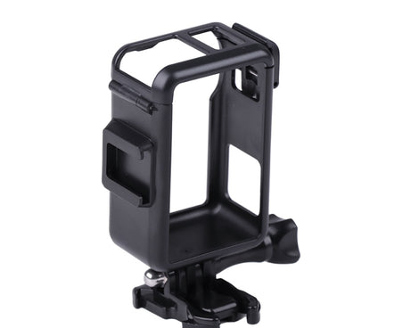 For DJI Osmo Action 3 Vertical Plastic Protective Frame Cage with Cold Shoes