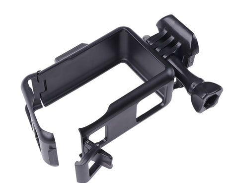 For DJI Osmo Action 3 Vertical Plastic Protective Frame Cage with Cold Shoes