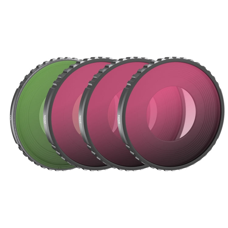 For DJI Action 4 STARTRC 4 in 1 ND8 + ND16 + ND32 + CPL Lens Filter
