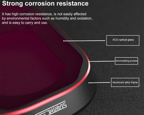 DJI OSMO Pocket 3 STARTRC 6 in 1 ND8 + ND16 + ND32 + ND64 + ND256 + CPL Adjustable Lens Filter Set