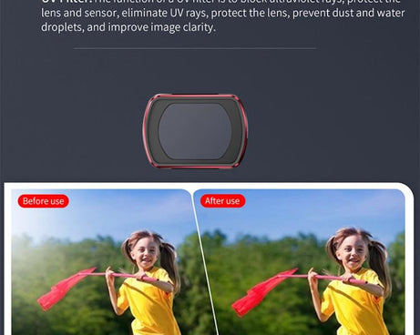 For DJI OSMO Pocket 3 STARTRC UV Lens Filter, UV