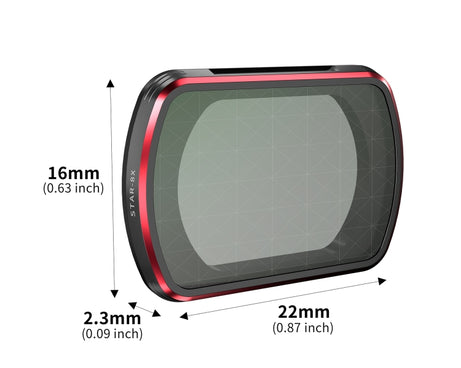 For DJI OSMO Pocket 3 STARTRC Star Lens Filter, Star