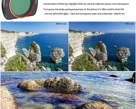 For DJI OSMO Pocket 3 STARTRC CPL Lens Filter, CPL
