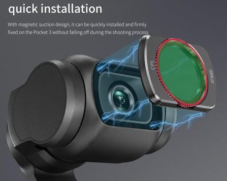 For DJI OSMO Pocket 3 STARTRC CPL Lens Filter, CPL
