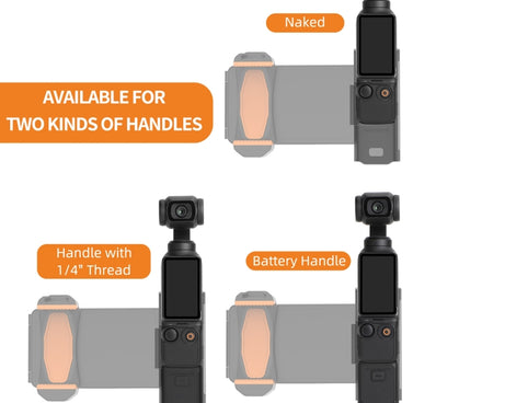 For DJI OSMO Pocket 3 Sunnylife OP3-AD744 Expanded Phone Clamp Holder with Storage Case