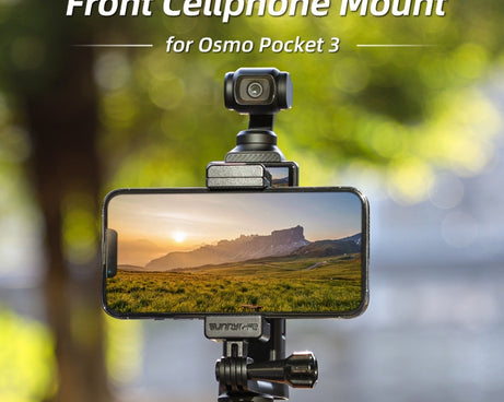 For DJI OSMO Pocket 3 Sunnylife Front Phone Holder Mount Handheld Tripod Expansion Brackets, OP3-ZJ747